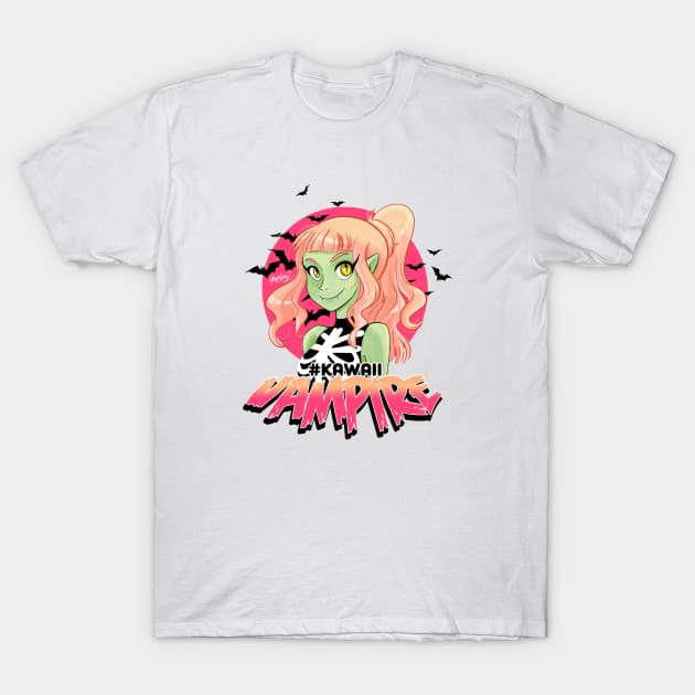 Kawaii Vampire T-Shirt by atrapasuenoz